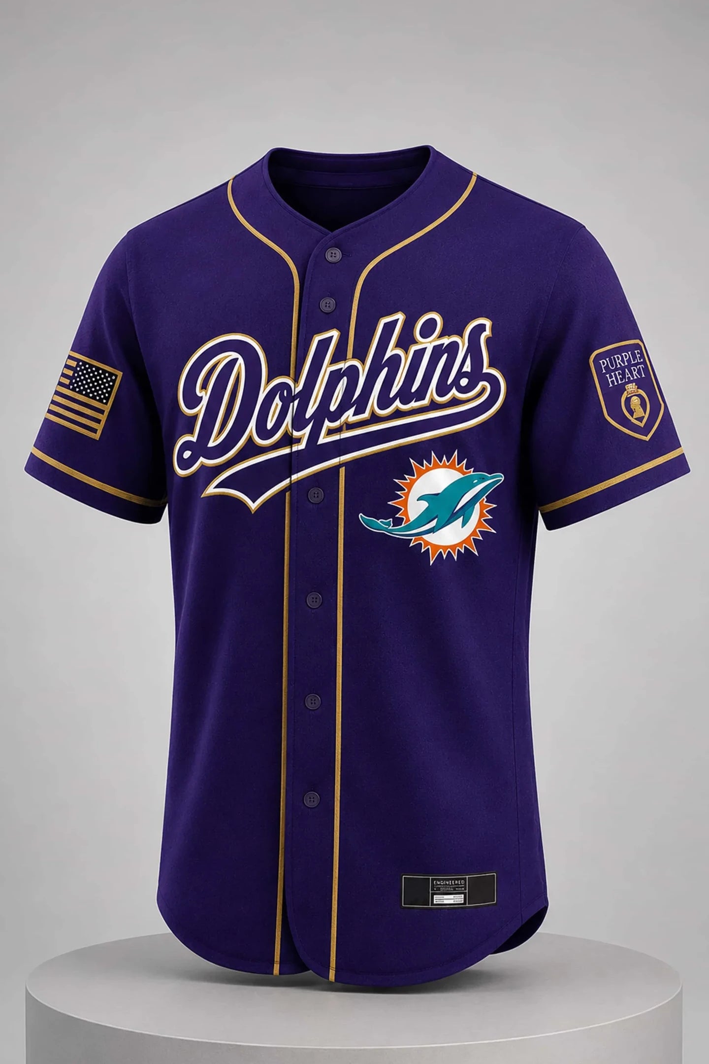 Miami Dolphins National Purple Heart Day 2026 Jersey Dolphins Merch Gifts For Football Fan - Merchluma