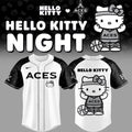 Aces x Hello Kitty Night Baseball Jersey Las Vegas Aces Merch Basketball Fan Gift Ideas - Merchluma