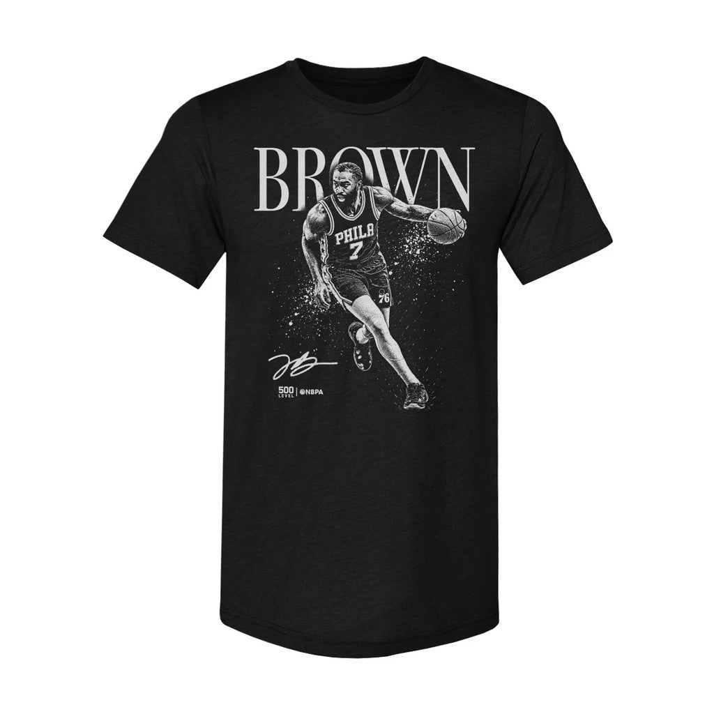 Jaylen Brown Merch 2026 Jaylen Brown #7 Philadelphia 76ers Shirt Black Gift For Basketball Lover - Merchluma