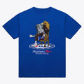 Lebron James Merch 2026 LeBron James Philadelphia 76ers Caricature T-Shirt Royal Fan Apparel - Merchluma