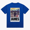 Lebron James Merch 2026 LeBron James Philadelphia 76ers King Arrived T-Shirt Royal Fan Gift - Merchluma