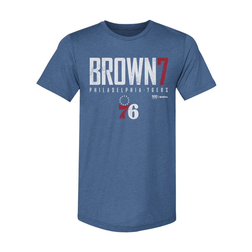 Jaylen Brown Merch 2026 Jaylen Brown #7 Philadelphia 76ers T-Shirt Basketball Fan Apparel Gifts - Merchluma