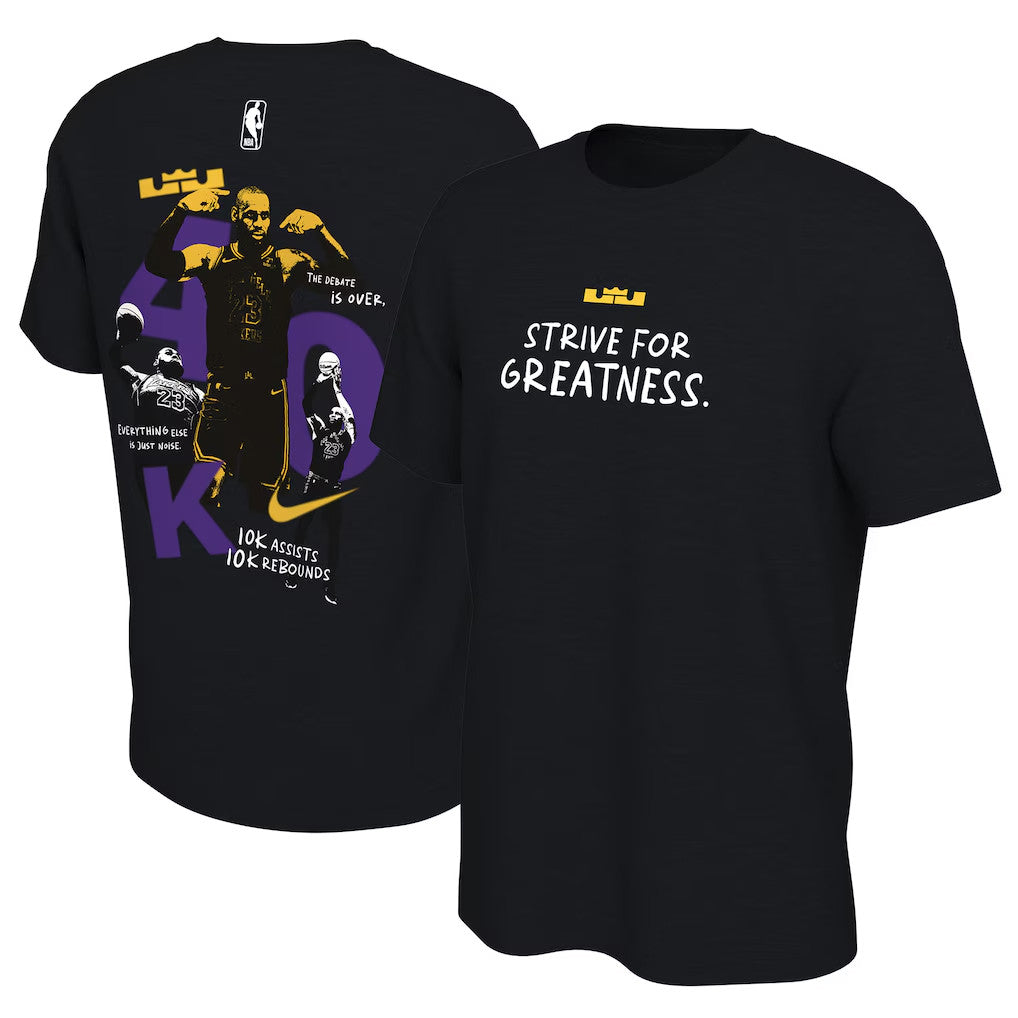 Lebron James Merch 2026 Los Angeles Lakers Lebron James 40K Point Record T-Shirt Fans Gifts - Merchluma