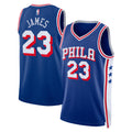 Lebron James Merch 2026 Philadelphia 76ers #23 Lebron James Basketball Jersey Royal Son Gifts - Merchluma