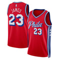 Lebron James Merch 2026 Philadelphia 76ers #23 Lebron James Swingman Jersey Red Gift For Him - Merchluma