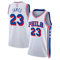 Lebron James Merch 2026 Philadelphia 76ers #23 Lebron James Swingman Jersey White Gift For Fans - Merchluma