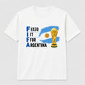 Fixed It For Argentina Shirt Argentina Football FIFA World Cup 2026 Merch Gifts For Fan - Merchluma