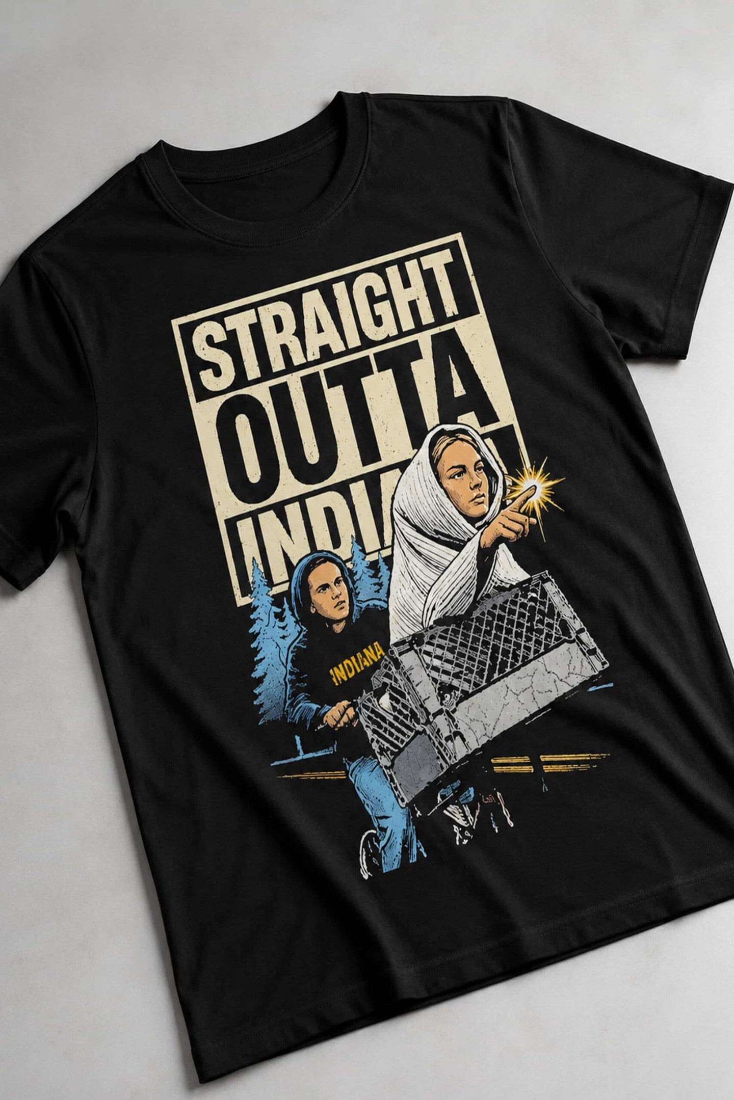 Caitlin Clark Straight Outta Indiana Shirt Caitlin Clark Merch Gifts For Friends - Merchluma