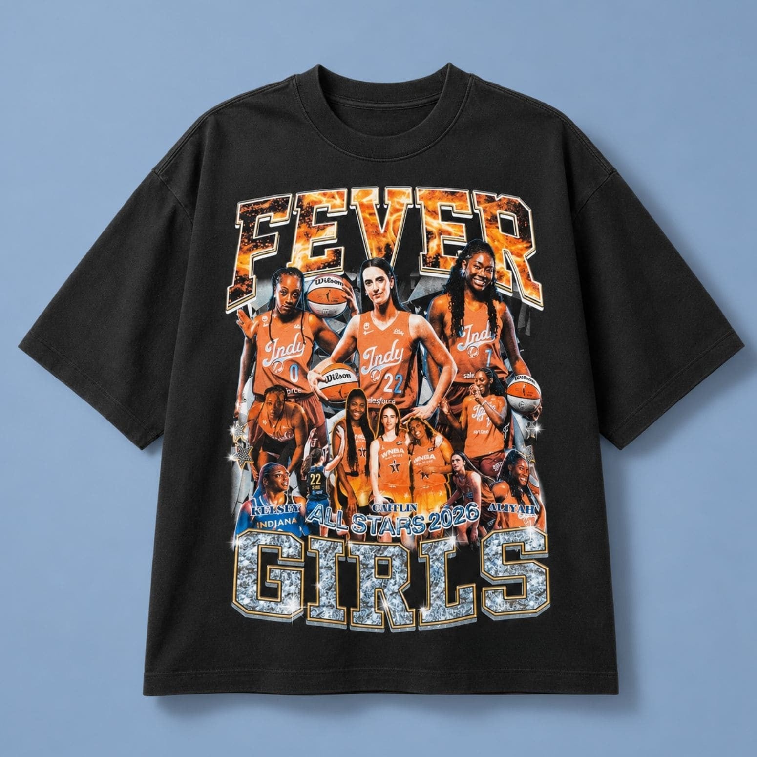 Fever Girls All Stars 2026 Shirt Indiana Fever Merch Gifts For Basketball Fan - Merchluma