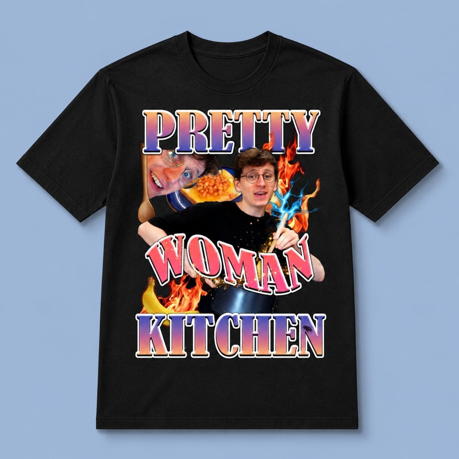 JackSucksAtLife Pretty Woman Kitchen Shirt Jack Massey Welsh Merch Gifts For YouTuber Fan - Merchluma