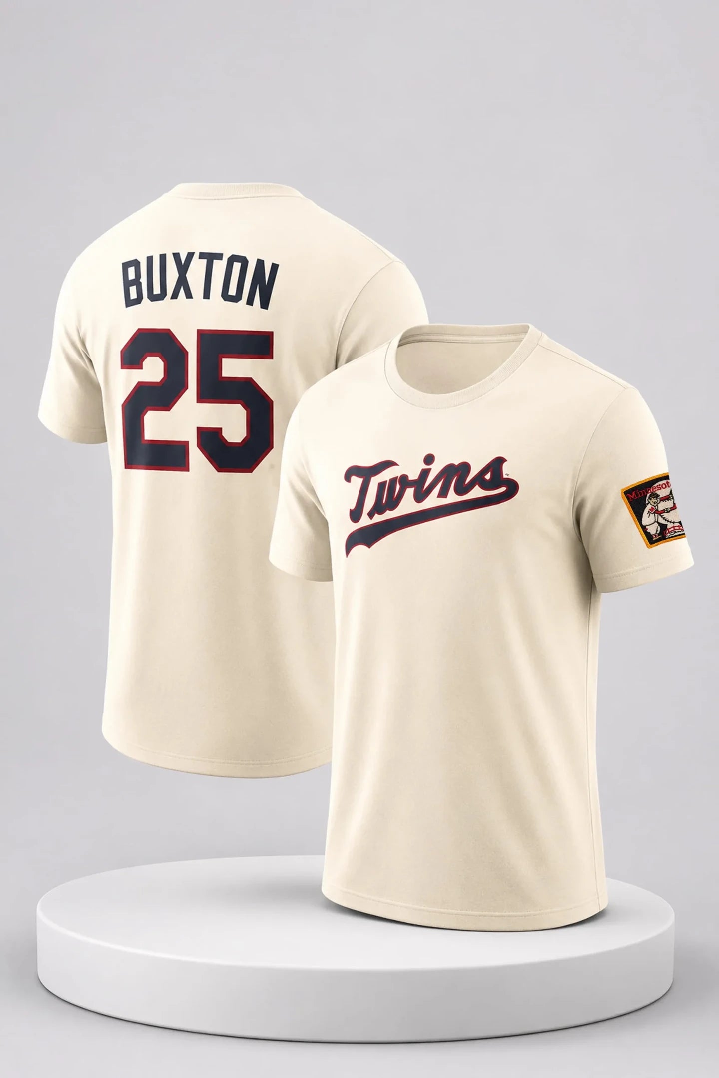 Custom Minnesota Twins Cream 2026 Field of Dreams Legend Shirt Minnesota Twins Merch Fan Gifts - Merchluma