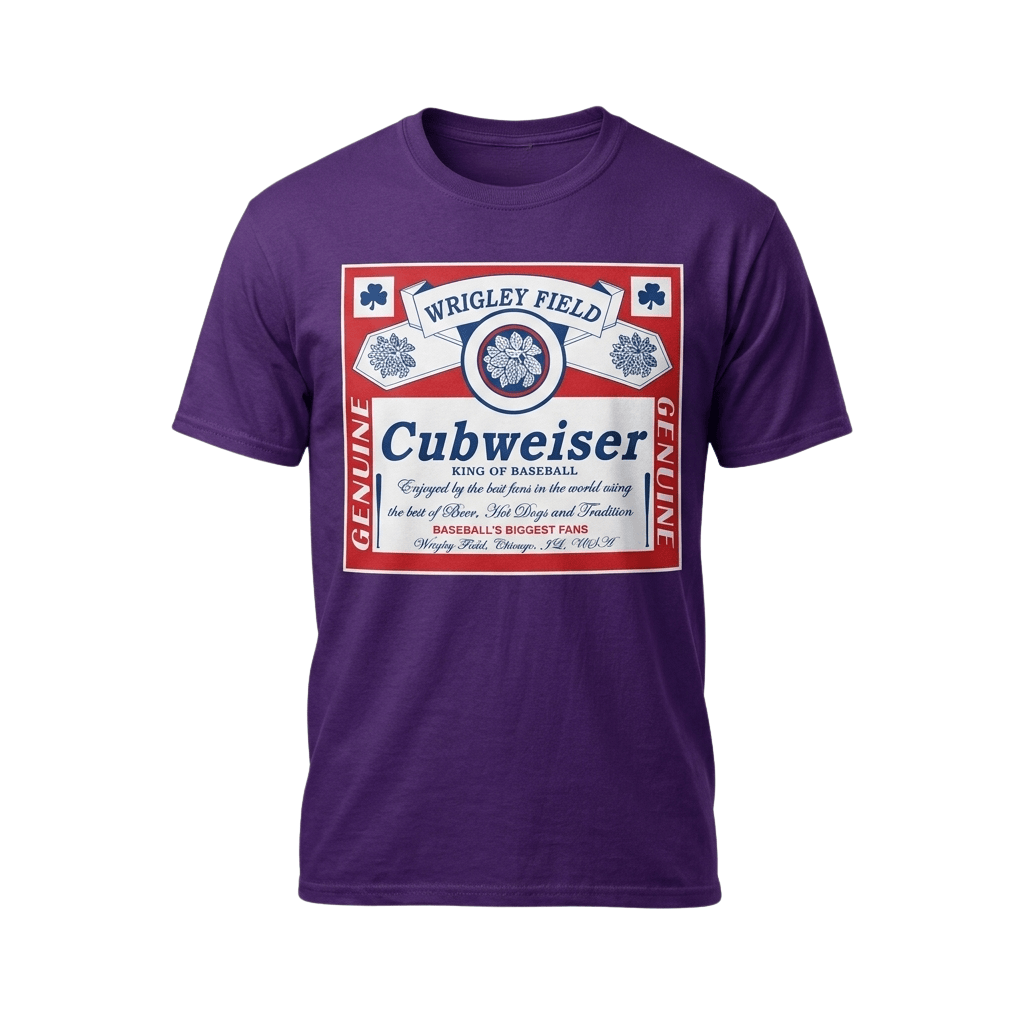 George Kittle Cubs Cubweiser Shirt King Of Baseball T-Shirt Gifts For Friends - Merchluma
