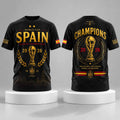 Spain National 2026 World Cup Champions Commemorative Shirt Spain Fan Clothes - Merchluma