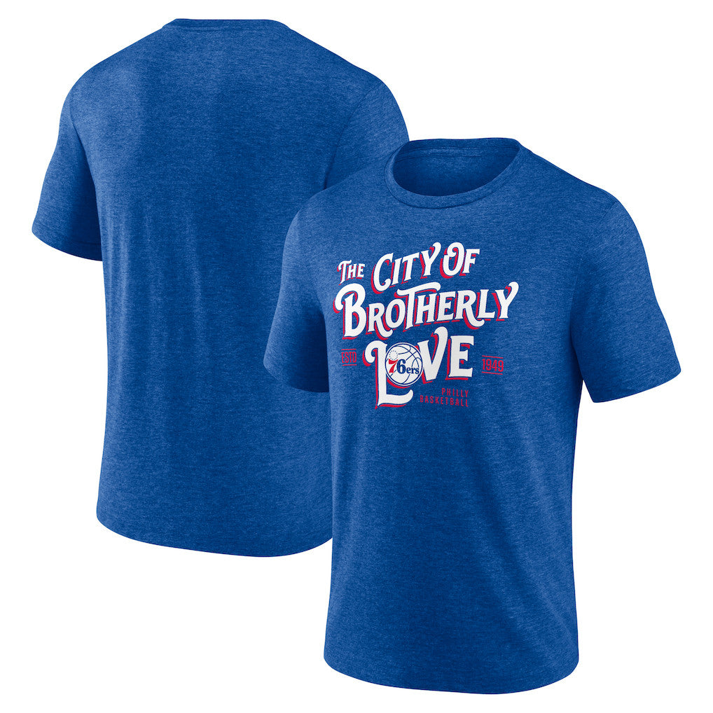 Philadelphia 76ers Merch 2026 Philadelphia 76ers Team T-Shirt The City Of Brotherly Love - Merchluma