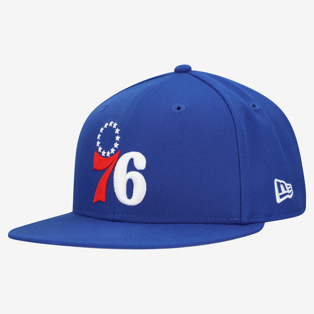 Philadelphia 76ers Merch 2026 Philadelphia 76ers Basketball Team Snapback Hat Royal Embroidered - Merchluma