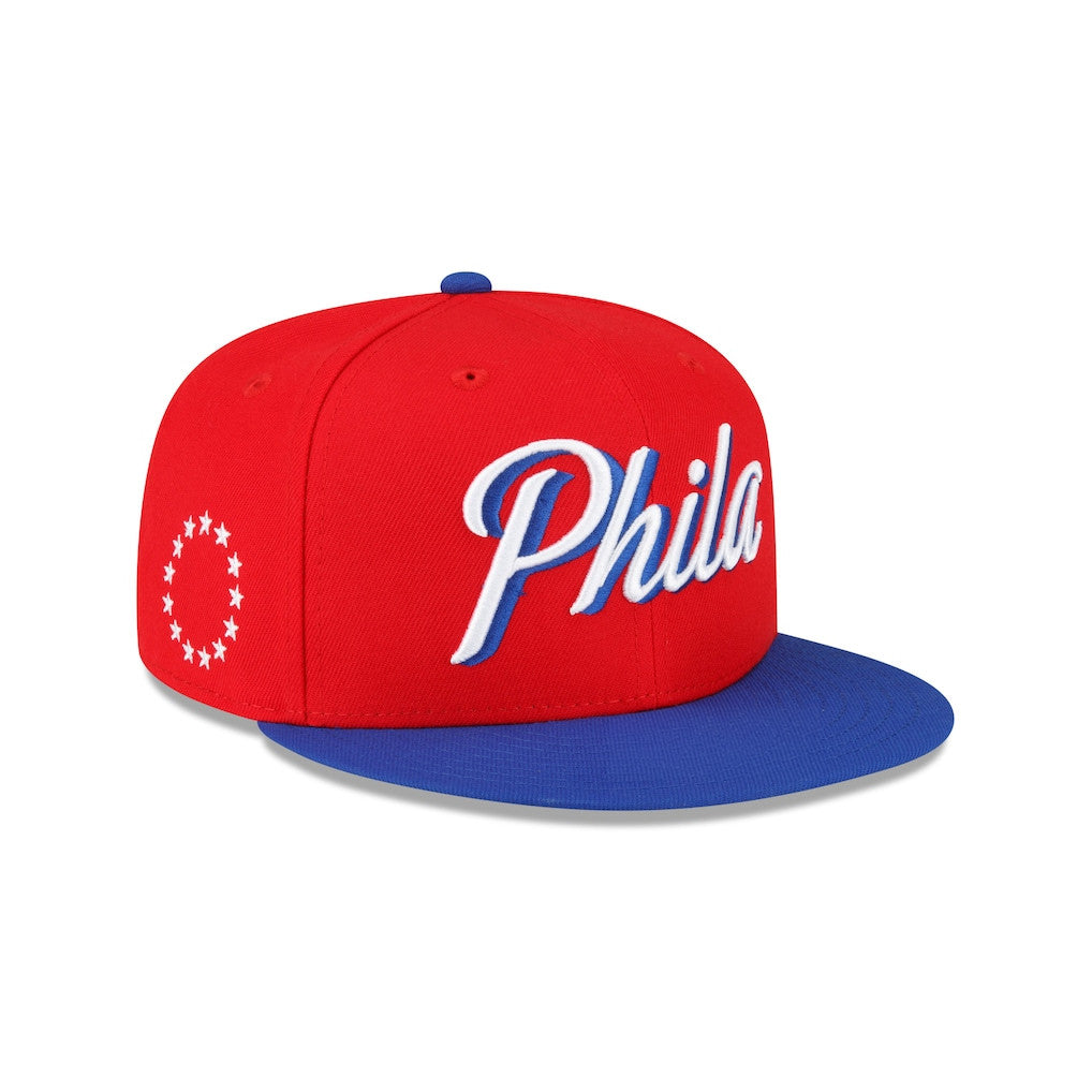 Philadelphia 76ers Merch 2026 Philadelphia 76ers Statement Snapback Hat Embroidered Fans Gifts - Merchluma