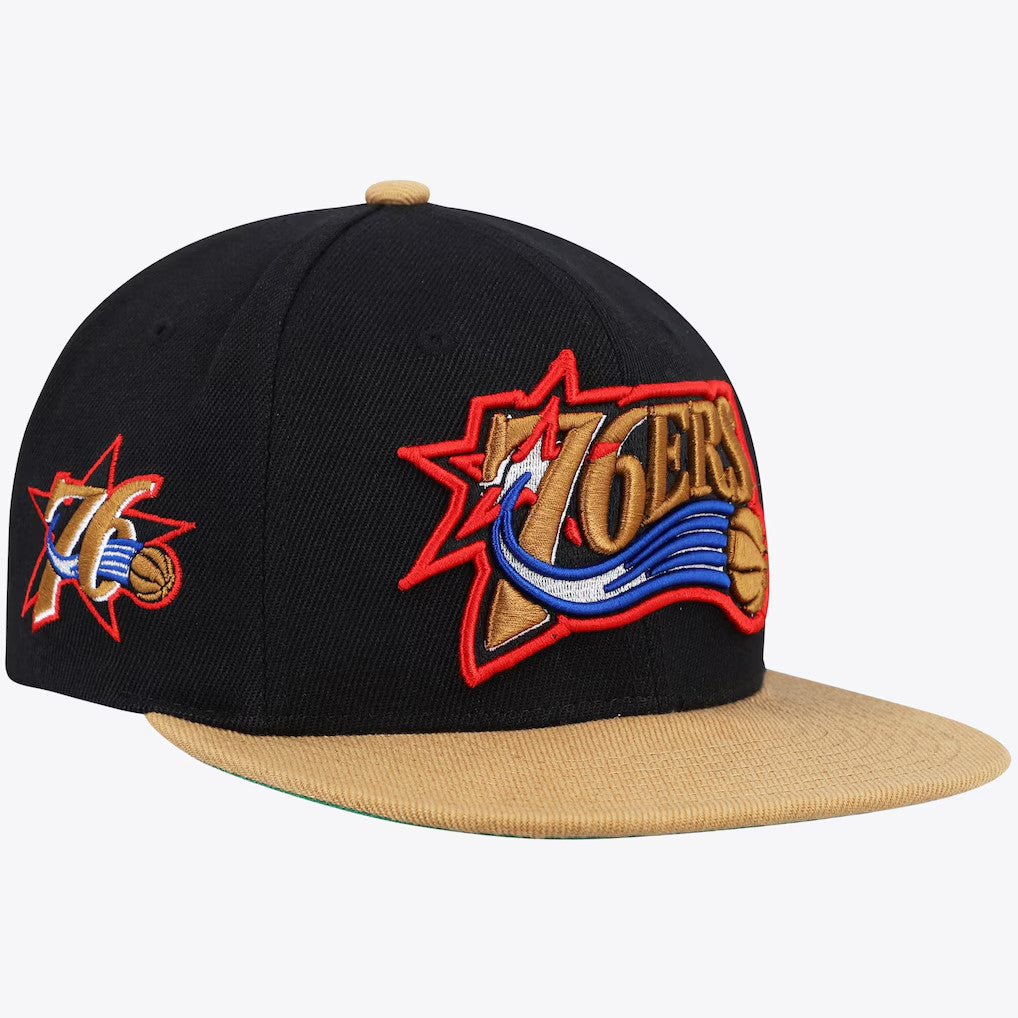 Philadelphia 76ers Merch 2026 Philadelphia Basketball Snapback Hat Embroidered Gifts For Fan - Merchluma
