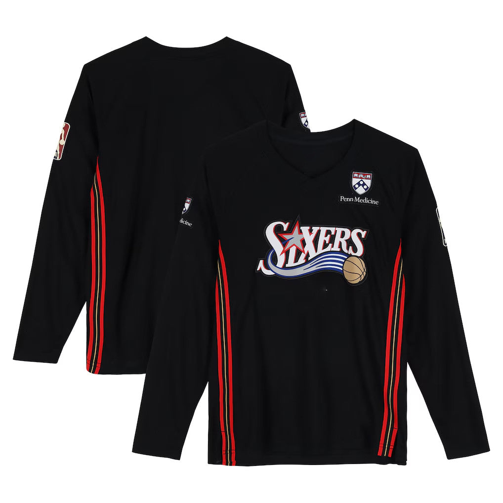 Philadelphia 76ers Merch Joel Embiid Philadelphia 76ers Long Sleeve Shirt Sixers Merch Fan Gifts - Merchluma