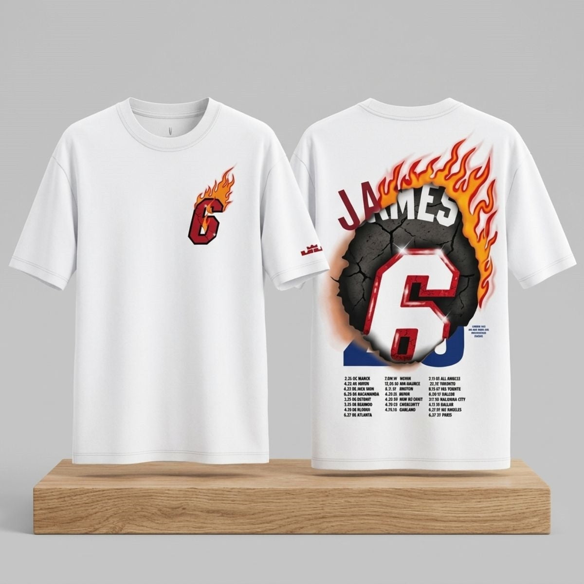 LeBron Good Intentions Shirt #6 LeBron James Merch Basketball Enthusiast Gifts - Merchluma