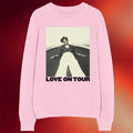 Harry Styles Merch Love On Tour Sweatshirt Harry Styles Crewneck Gifts For Girlfriend - Merchluma