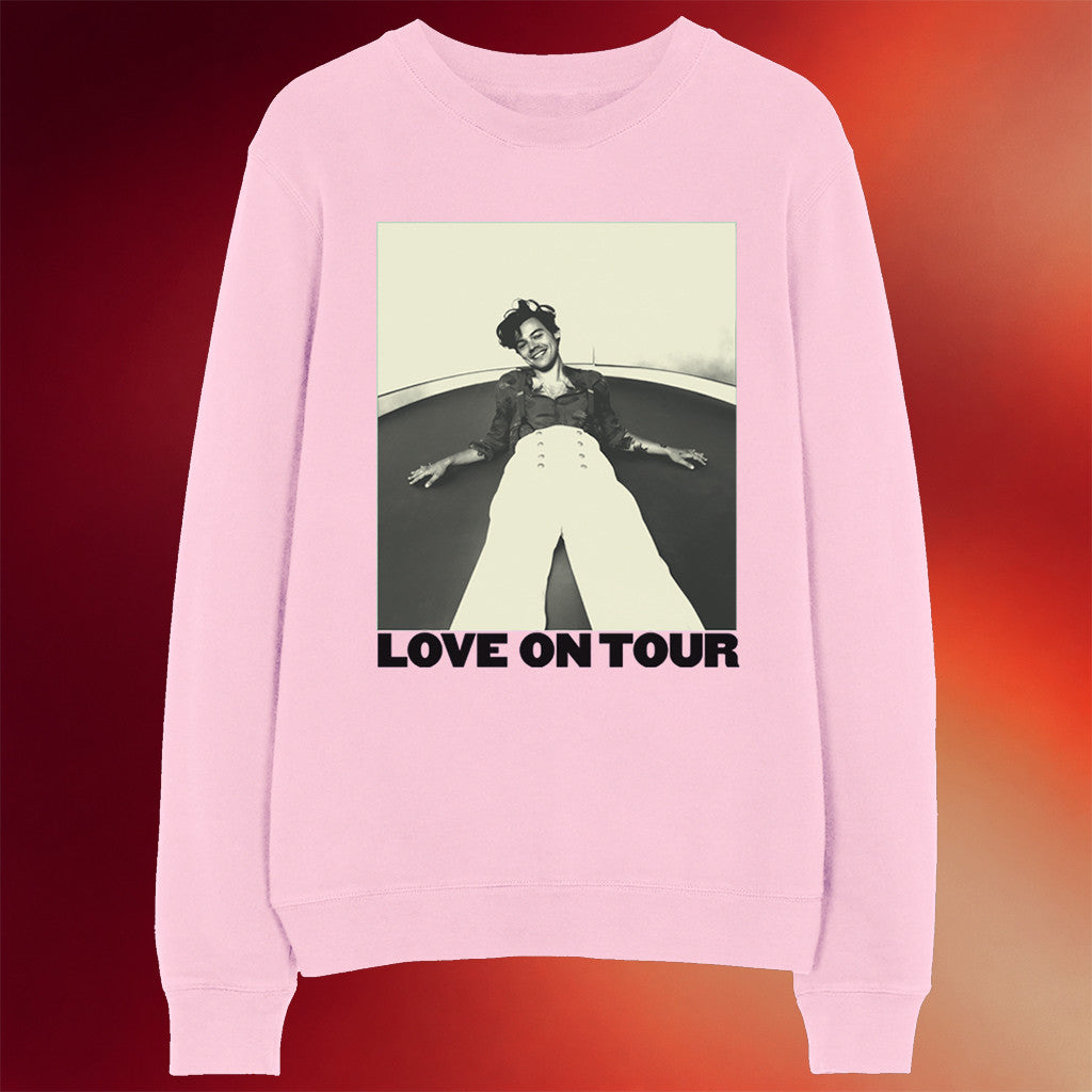 Harry Styles Merch Love On Tour Sweatshirt Harry Styles Crewneck Gifts For Girlfriend - Merchluma
