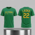 Athletics Lasko 22 Strong Shirt Athletics Merch Gifts For Baseball Fans - Merchluma