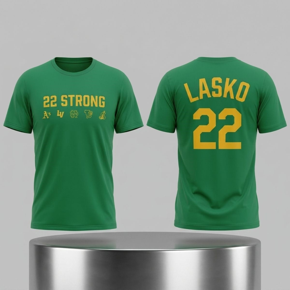 Athletics Lasko 22 Strong Shirt Athletics Merch Gifts For Baseball Fans - Merchluma