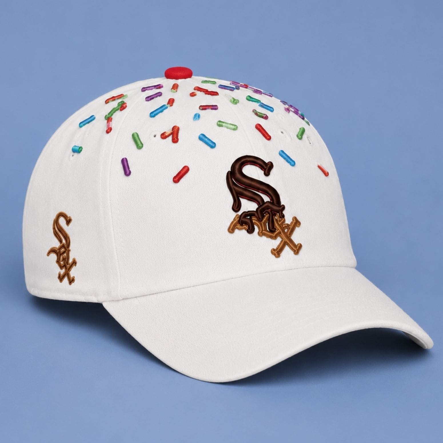 Chicago White Sox Ice Cream Sprinkles Hat Embroidered White Sox Merch Best Gifts For Fans - Merchluma