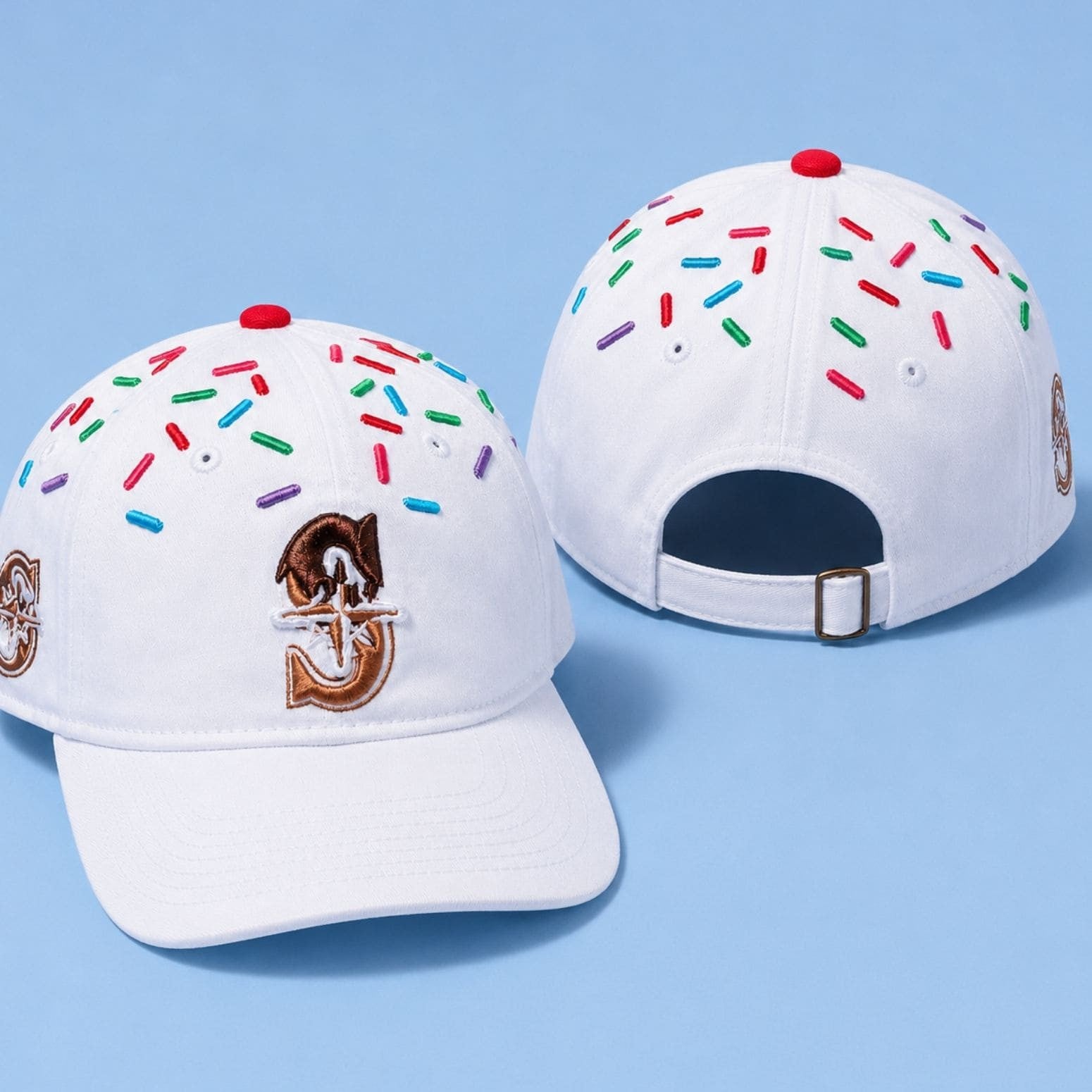 Mariners Ice Cream Sprinkles Hat Embroidered Seattle Mariners Merch Gifts For Baseball Fans - Merchluma