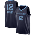 Ja Morant Merch 2026 Memphis Grizzlies #12 Ja Morant Basketball Jersey Navy Gifts For Fans - Merchluma
