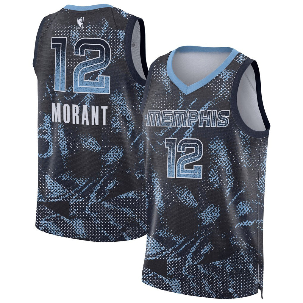 Ja Morant Merch 2026 Memphis Grizzlies #12 Ja Morant Swingman Jersey Gifts For Basketball Fan - Merchluma