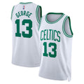 Paul George Merch 2026 Boston Celtics #13 Paul George Basketball Jersey White Fan Gear - Merchluma
