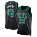 Paul George Merch 2026 Boston Celtics #13 Paul George Swingman Jersey Black Basketball Fan Gear - Merchluma