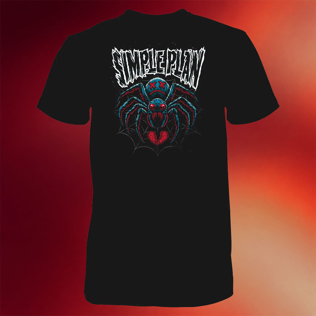 Simple Plan Merch 2026 Spider Simple Plan T-Shirt Best Gifts For Boyfriend - Merchluma