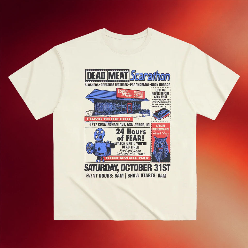 Dead Meat Merch 2026 DM x Creep Scarathon T-Shirt Best Gifts For YouTube Fan - Merchluma