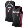Giannis Antetokounmpo Merch 2026 Miami Heat #7 Giannis Antetokounmpo Swingman Jersey Black - Merchluma