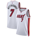 Giannis Antetokounmpo Merch 2026 Miami Heat #7 Giannis Antetokounmpo Swingman Jersey White - Merchluma