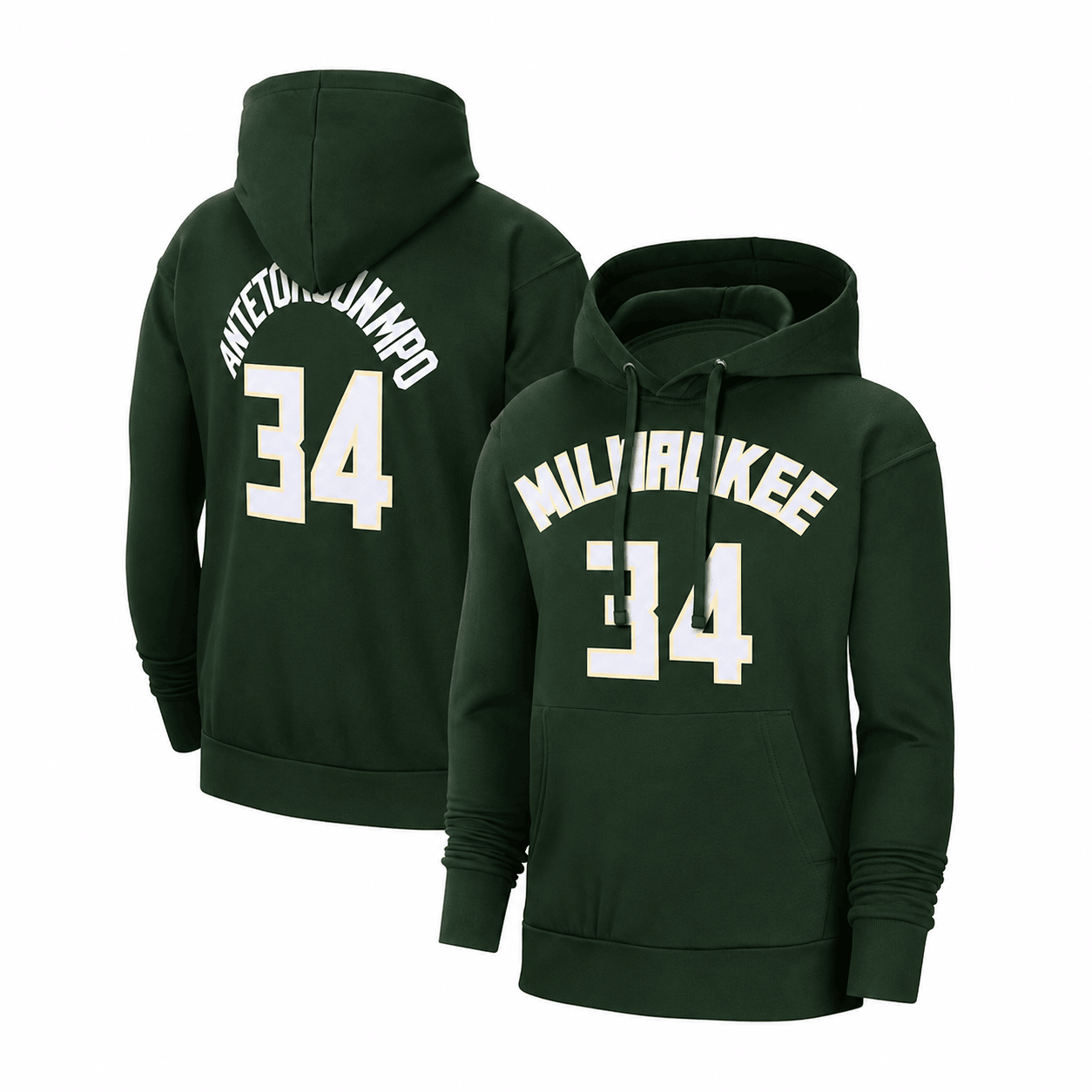 Giannis Antetokounmpo Merch 2026 Milwaukee Bucks #34 Giannis Antetokounmpo Hoodie Fan Gifts - Merchluma