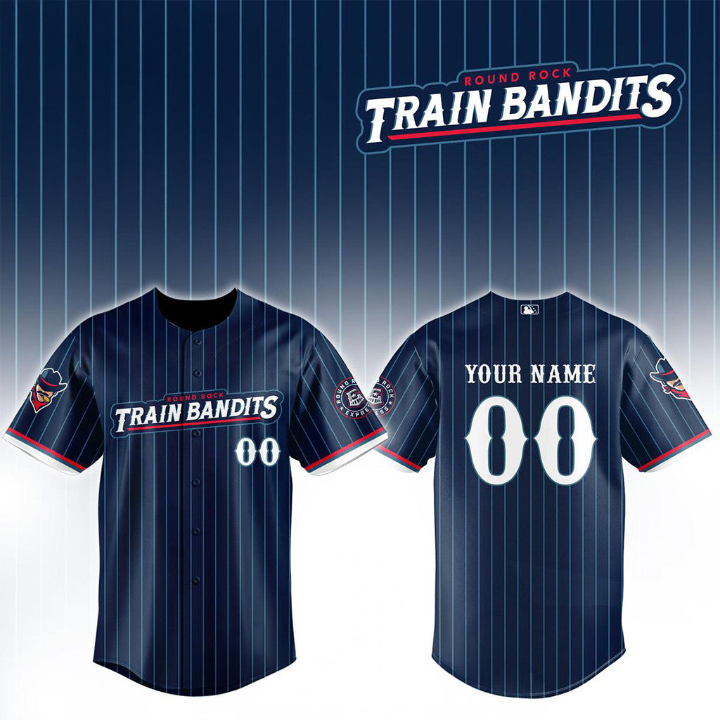 Custom Round Rock Express x Round Rock Train Bandits Night 2026 Jersey Round Rock Express Merch - Merchluma