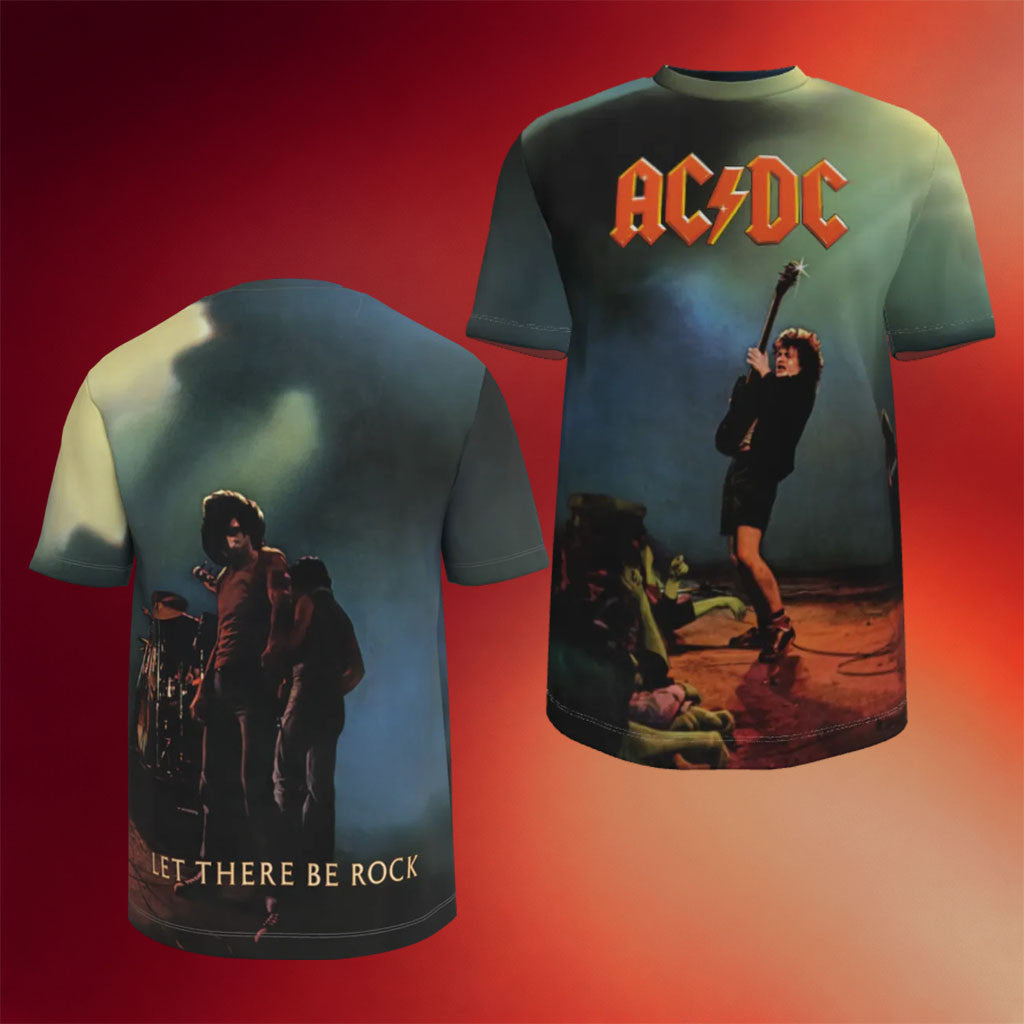 ACDC Merch 2026 Let There Be Rock T-Shirt ACDC Shirt Best Gifts For Rock Fan - Merchluma