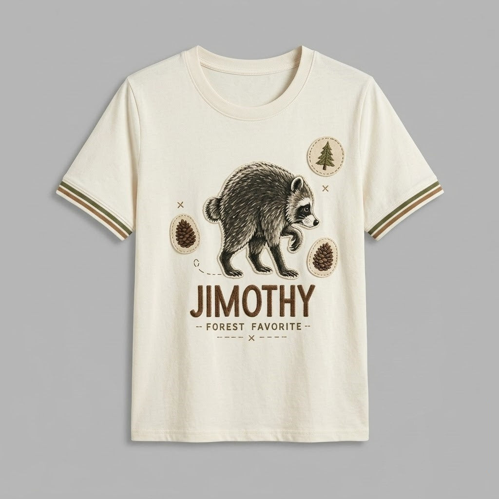 Raccoon Jimothy Forest Favorite T-Shirt Funny Animal Shirt Gifts For Friends - Merchluma