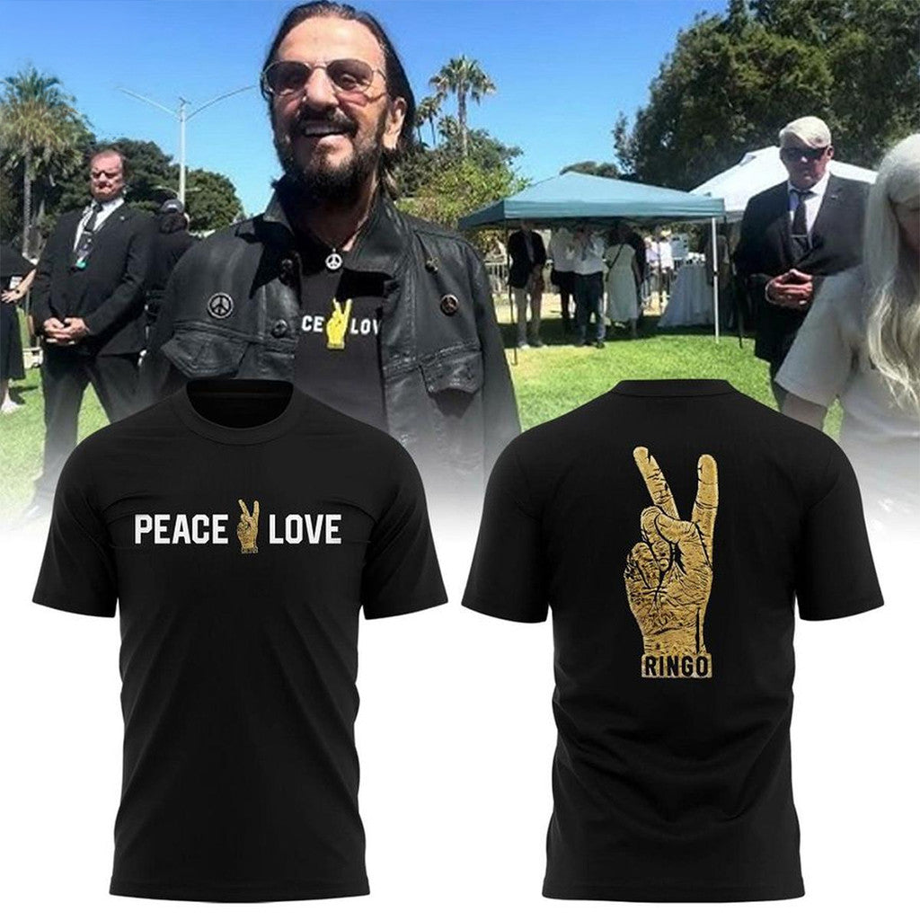 Ringo Starr 2026 Peace 26 Love T-Shirt Ringo Starr Merch Gifts For Music Lovers - Merchluma