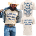 Post Malone World Cup 2026 I Just Hope Both Teams Have Fun T-shirt Post Malone Merch Fan Gifts - Merchluma