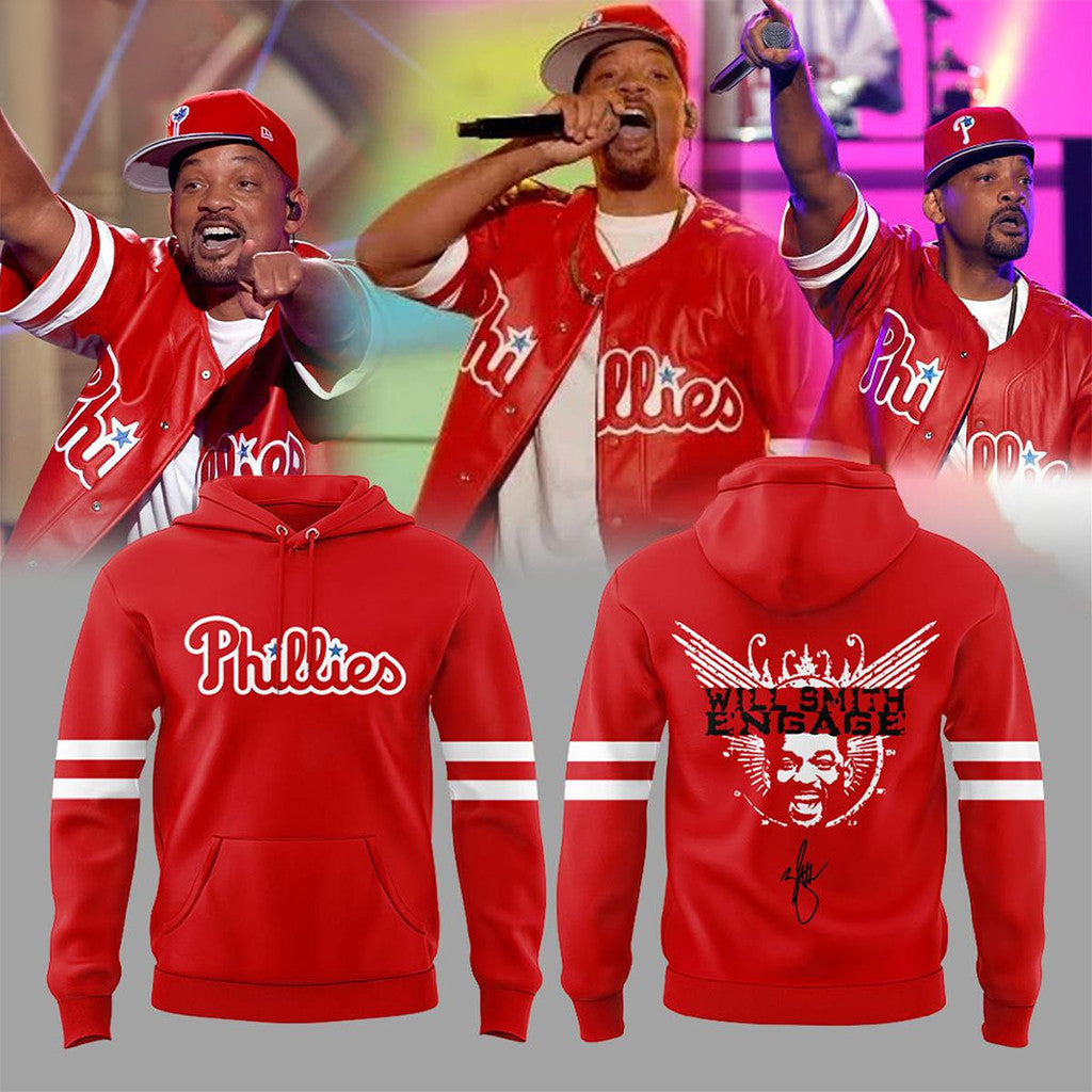 Philadelphia Phillies X Will Smith 2026 Hoodie Phillies Merch Best Gifts For Baseball Lovers - Merchluma