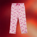 ACDC Merch 2026 ACDC Pink Lightning Bolt Pajama Pants Birthday Gift For Her - Merchluma