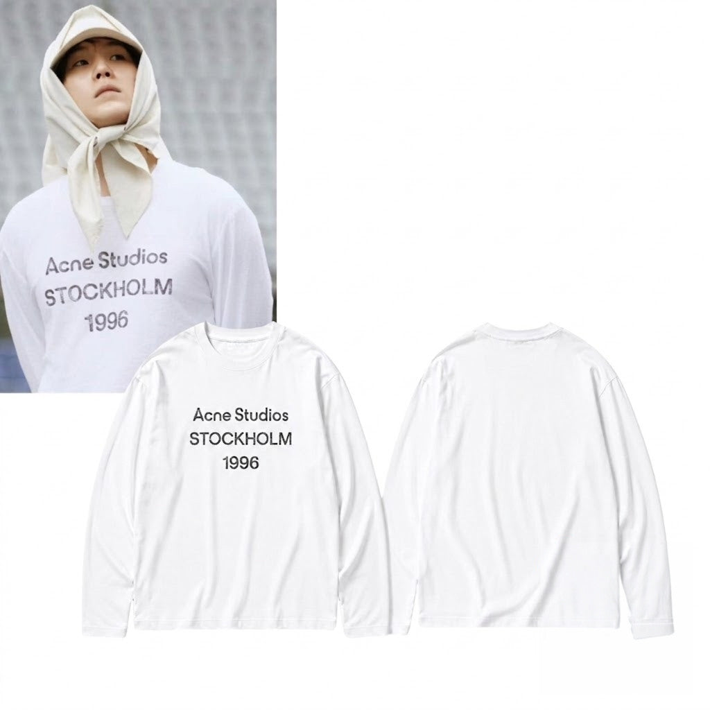 Suga BTS Acne Studios STOCKHOLM 1996 Long Sleeve Shirt Suga BTS Merch Gifts For Fan - Merchluma