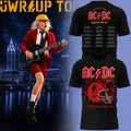 ACDC x Ohio State Buckeyes Merch ACDC Power Up Tour 2026 At Ohio Stadium Shirt Buckeyes Gear - Merchluma