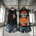 Pizza Hut 1958 Vintage Logo V-Neck Tank Top For Women's Summer Clothing Gifts For Foodies - Merchluma