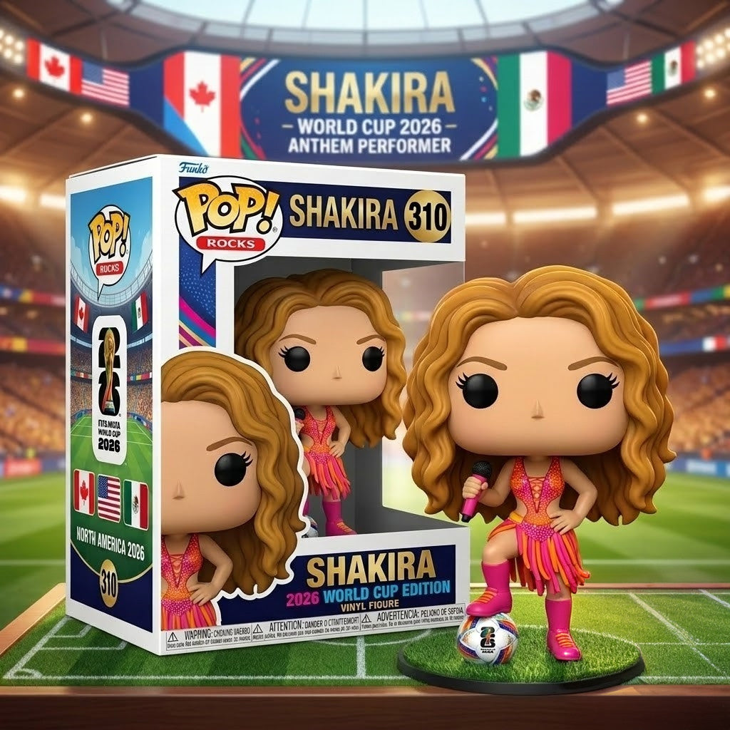 Shakira 2026 World Cup Edition Anthem Performer Funko Pop Shakira Merch Gifts For Music Fans - Merchluma