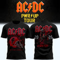 ACDC X Ohio State Buckeyes Football Power Up Tour T-Shirt ACDC Merch Good Gifts For Brother - Merchluma